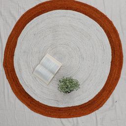 Art Avenue Need Brown & White Round Jute Rug-image-99