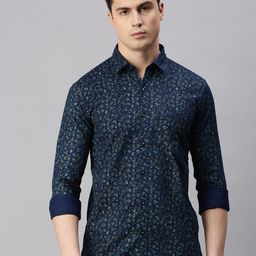 ZEDD Floral Printed Cotton Casual Shirt-image-21