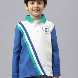 Beverly Hills Polo Club Boys Colourblocked Polo Collar Cotton T-shirt-image-15