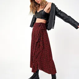 Trend Alacati stili Women Flared Maxi Skirt-picture-29