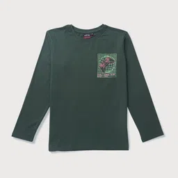 Gini and Jony Boys Graphic Printed Cotton T-Shirt-14