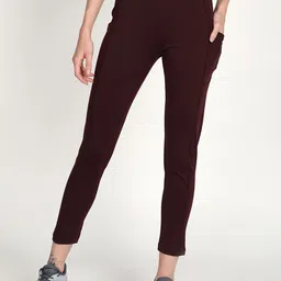 CHKOKKO Women Slim-Fit Ankle-Length Sports Tights-picture-41