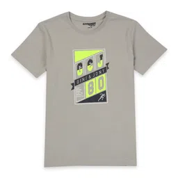 Gini and Jony Boys Typography Printed Cotton T-shirt-image-97