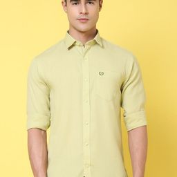 Rodamo Spread Collar Slim Fit Cotton Shirt-image-81