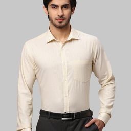 Park Avenue Men Cotton Slim Fit Striped Formal Shirt-image-99