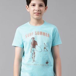 Beverly Hills Polo Club Boys Typography Printed Pure Cotton T-shirt-image-61
