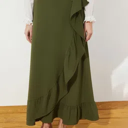 Trendyol Ruffles Flared Maxi Skirt-picture-33