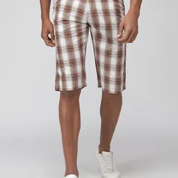 SPORTO Men Checked Rappid Dry Technology Shorts-8