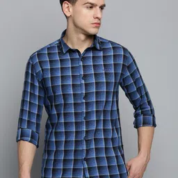 SHOWOFF Men Comfort Buffalo Checked Casual Cotton Shirt-image-27