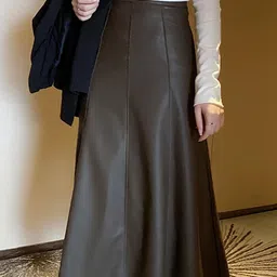LULU & SKY A-Line Midi Skirts-picture-1