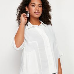 Trendyol Spread Collar Drop-Shoulder Sleeves Casual Shirt-image-16