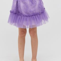 One Friday Sequined Ruffles A-Line Skirt-image-15