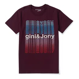 Gini and Jony Boys Printed Cotton T-Shirt-image-45