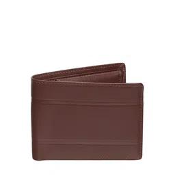 HENEDA Men Brown PU Two Fold Wallet-picture-44