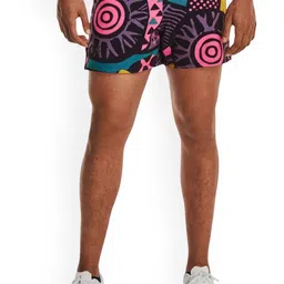 UNDER ARMOUR Men Run In Peace Printed Slim-Fit Sports Shorts-image-70