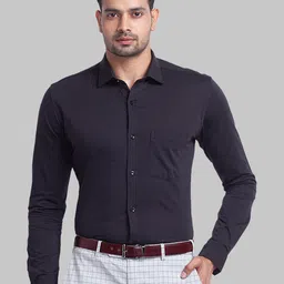 Park Avenue Men Slim Fit Checked Formal Shirt-image-50