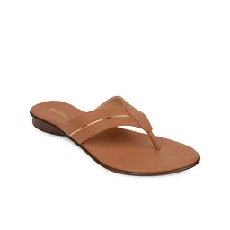 Rocia Women Tan Open Toe Flats-24