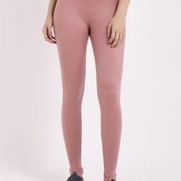 STUDIOACTIV Women Rose Pink Solid Tights-image-49