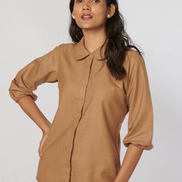 NOT SO PINK Women Peter Pan Collar Shirt-picture-24