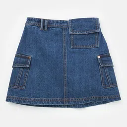 Angel & Rocket Girls Pure Cotton A-Line Mini Skirt-image-44