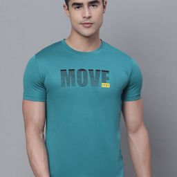 PERFKT-U Typography Printed Round Neck Short Sleeves Cotton T-shirt-image-23