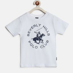 Beverly Hills Polo Club Boys Graphic Printed Pure Cotton T-shirt-image-94