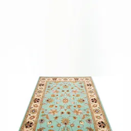 IMRA CARPET Green Floral Printed Woollen Carpet-image-20