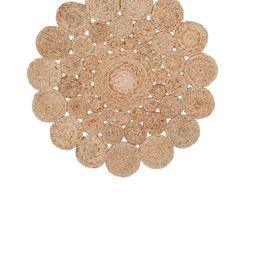 Art Avenue Petunia Brown Round Jute Carpets-image-56