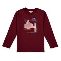 Gini and Jony Boys Graphic Printed Cotton T-Shirt-43