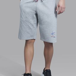 Beverly Hills Polo Club Men Grey Cotton Shorts-image-92