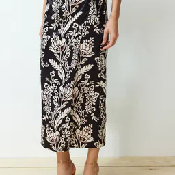 Trendyol Wrap Knee Length Skirts-image-59