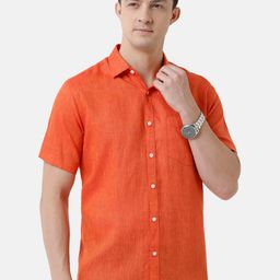 Linen Club Men Linen Sustainable Casual Shirt-image-79