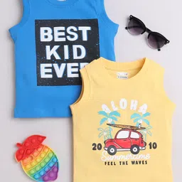 BUMZEE Boys 2 Printed Applique T-shirt-image-74