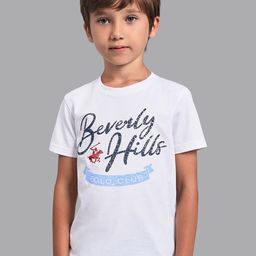 Beverly Hills Polo Club Boys White Printed T-shirt-image-35