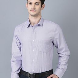 CANOE Self Design Pure Cotton Smart Formal Shirt-image-84
