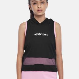 Coolsters by Pantaloons Girls Black Typography Printed T-shirt-picture-1