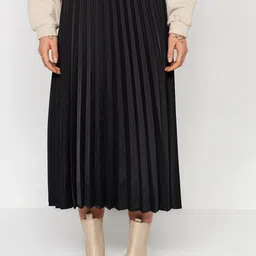 Trendyol Accordion Pleats Midi A-line Skirt-image-67