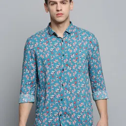 SHOWOFF Men Comfort Floral Printed Casual Cotton Shirt-image-96