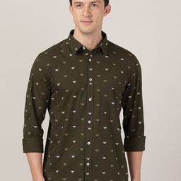 MERCHANT MARINE Men Classic Slim Fit Printed Casual Shirt-image-57