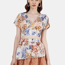 Sukshat Floral Printed Flared Flared Mini Skirts-image-54