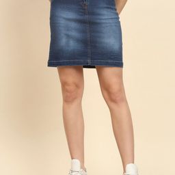 Trend Arrest Cotton A-Line Above Knee Skirt-13
