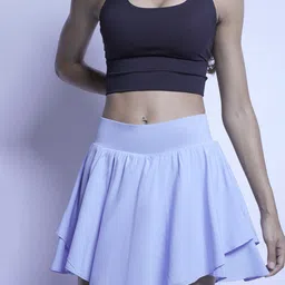 Myriad Asymmetric A-Line Mini Sports Skirt-picture-0