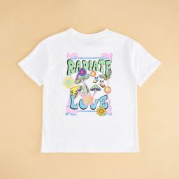 Pantaloons Junior Girls Other Printed Round Neck Cotton T-shirt-image-28