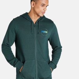 Puma Men Slim Fit Hooded Cotton Bomber Track Jacket-image-32