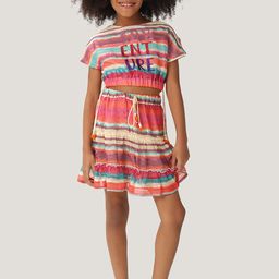 One Friday Girls Striped A-Line Knee Length Skirt-image-99