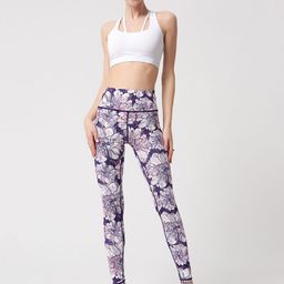 JC Collection Women Printed Ankle Length Training Tights-image-51
