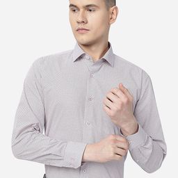 JADE BLUE Men Micro Checks Formal Shirt-image-26