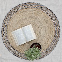 Art Avenue Braid Brown & Black Jute Round Rug-18