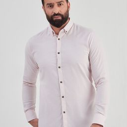 MR BUTTON Men Slim Fit Striped Cotton Shirt-image-12