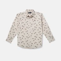 Gini and Jony Boys Printed Conversational Cotton Casual Shirt-image-82